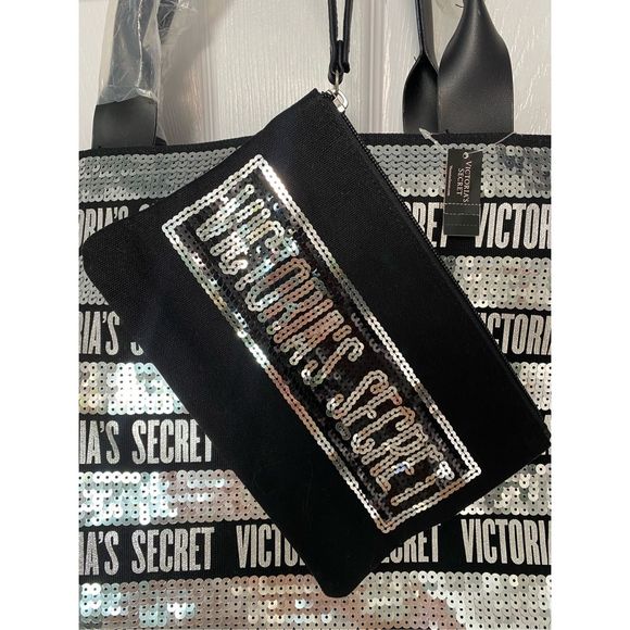 NWT 2pc VS Sequin Tote - Picture 10 of 13
